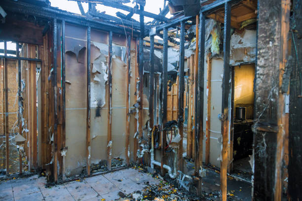 Professional Soot Cleanup technician working in Sam Rayburn, TX